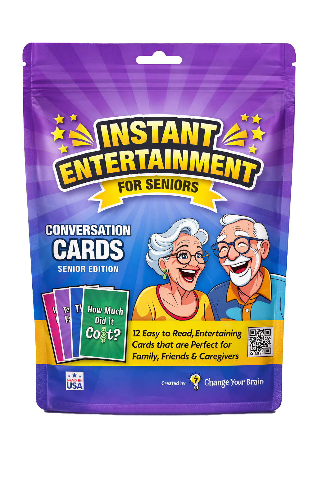 Conversation Connector Cards - Memory & Storytelling Cards for Seniors