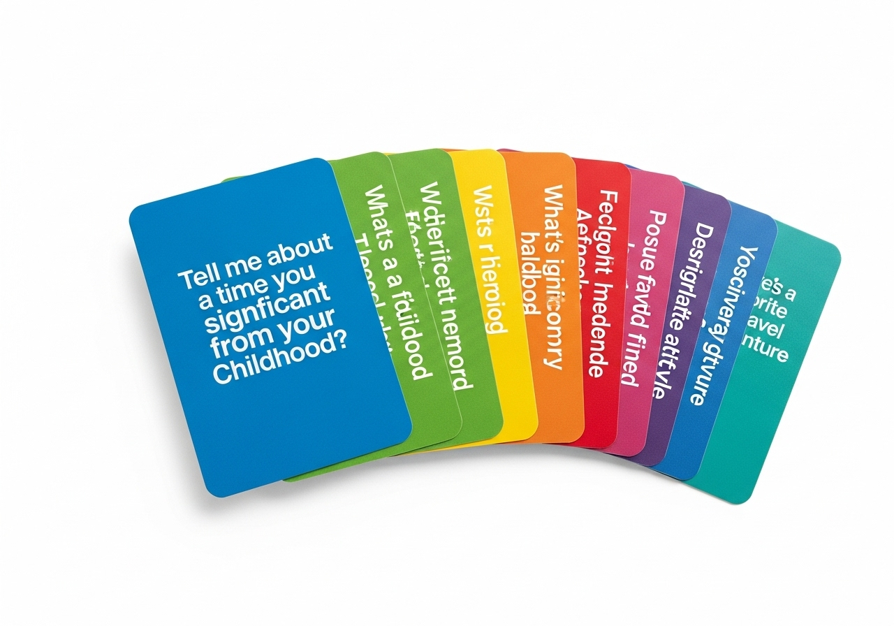 Conversation Connector Cards - Memory & Storytelling Cards for Seniors